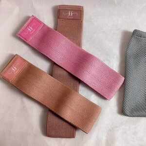 Workout booty bands + bag